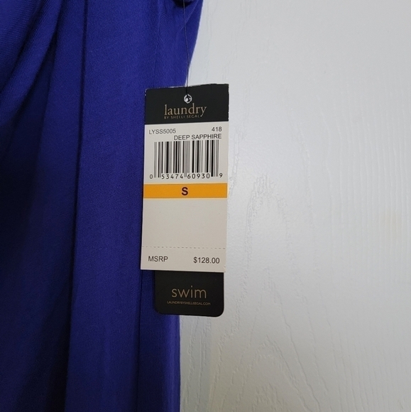 LAUNDRY By Shelli Segal Swim Beaded Dress - Picture 7 of 12